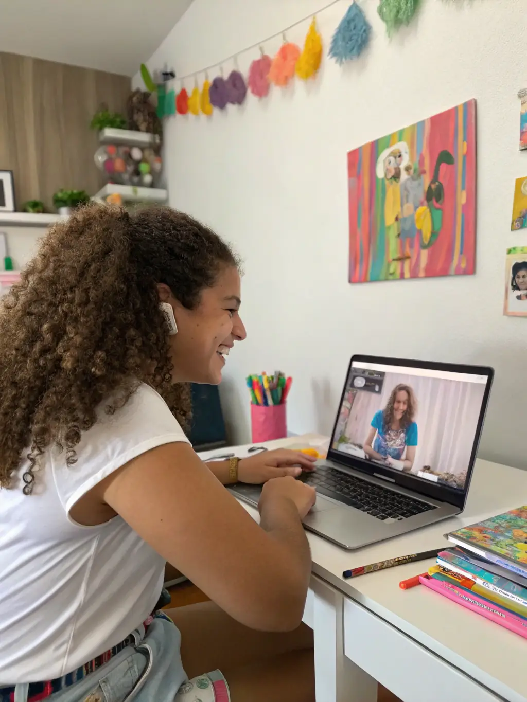 An individual participating in a one-on-one coaching session, receiving personalized guidance and support from an experienced coach.